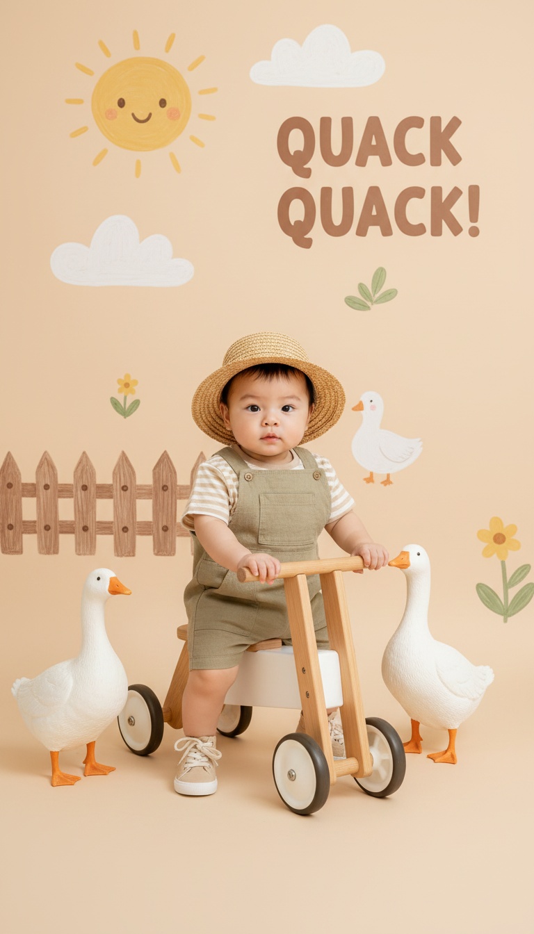 Template portrait Little Duck Adventure